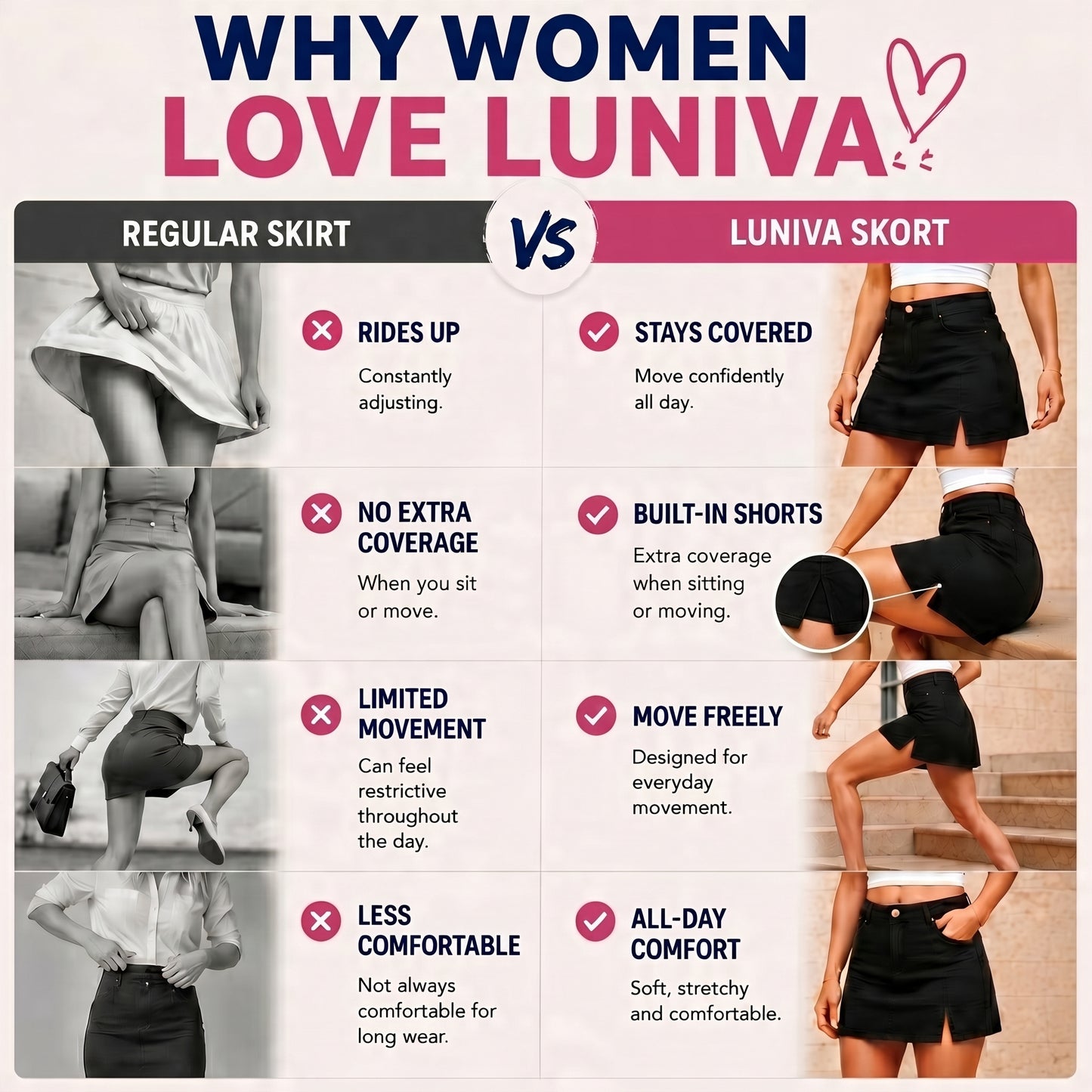 Luniva Skort