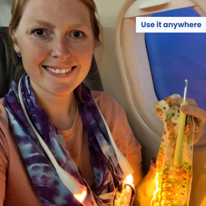 Luniva- The neck light that brightens your creations and relieves eye strain