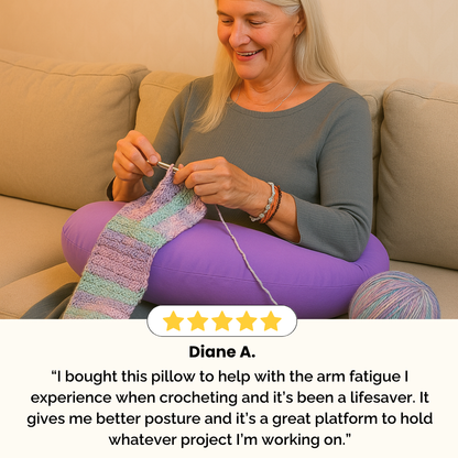 Luniva Ergonomic Pillow - The Comfort Your Crafting Deserves