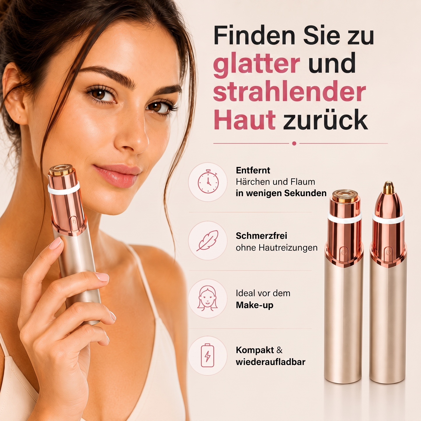 Luniva Präzisions-Gesichtstrimmer